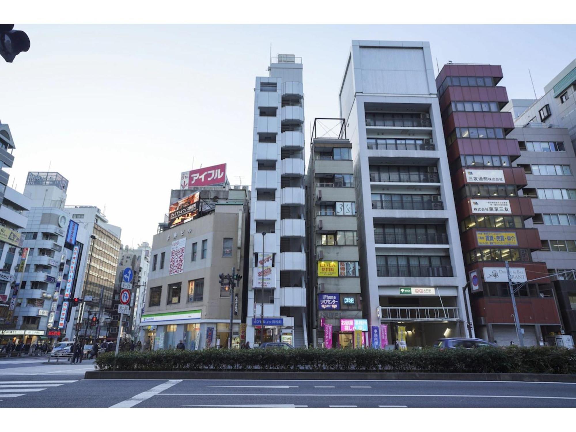 Male Only Capsule Inn Hamamatsucho - Vacation Stay 68799V Tokyo prefektur Exteriör bild